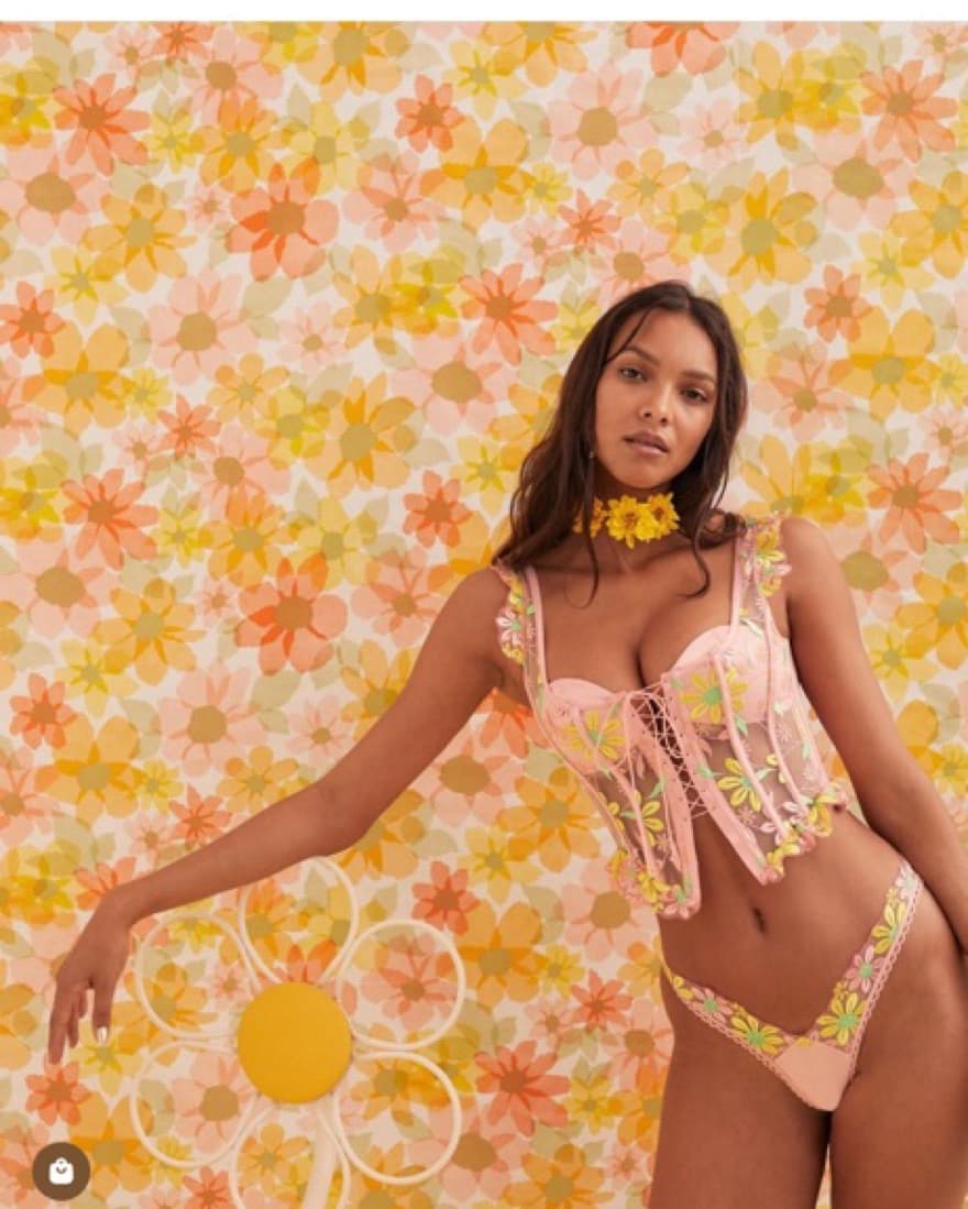 For Love & Lemons Foral Corset Bustier  - Image 2