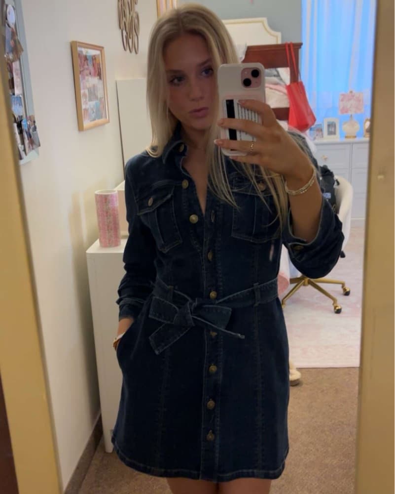 Cinq a Sept Denim Dress - Image 1