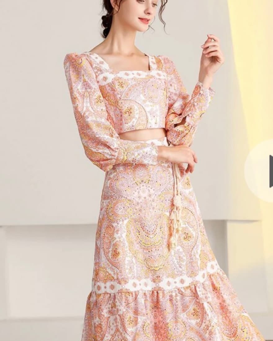 Zimmermann Two-piece Midi Skirt Set - Image 1
