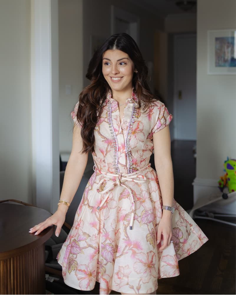 Zimmermann Crystal Floral Mini Dress - Image 1