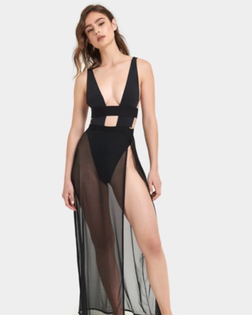 Sultry Sheer Maxi Dress - Image 1