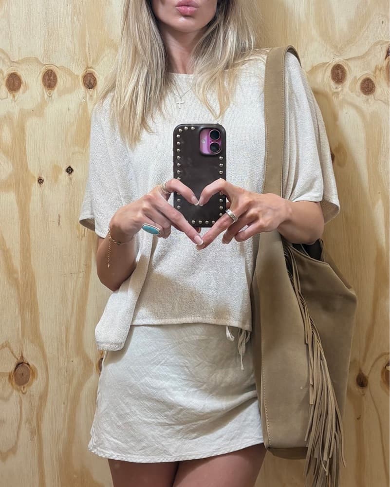 Matching Sand Skirt Set - Image 3