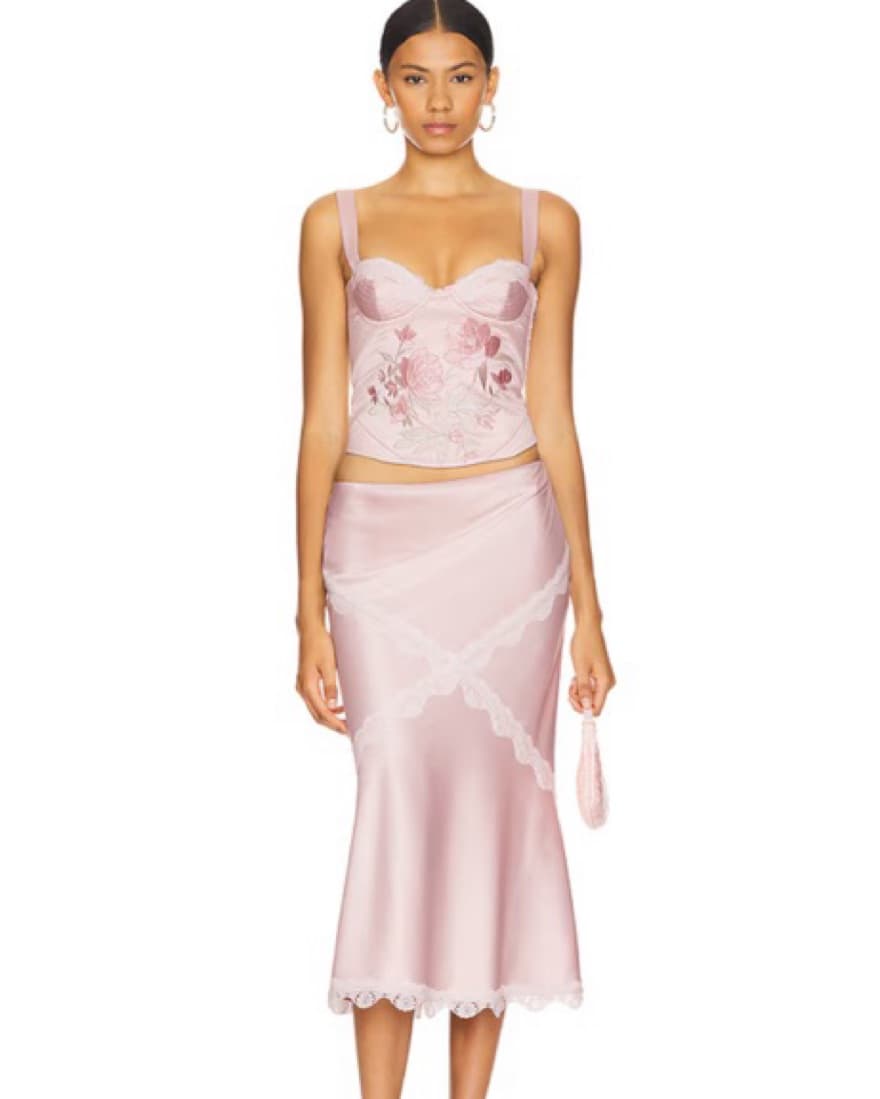 Pink Silk Set Revolve LOBA - Image 3