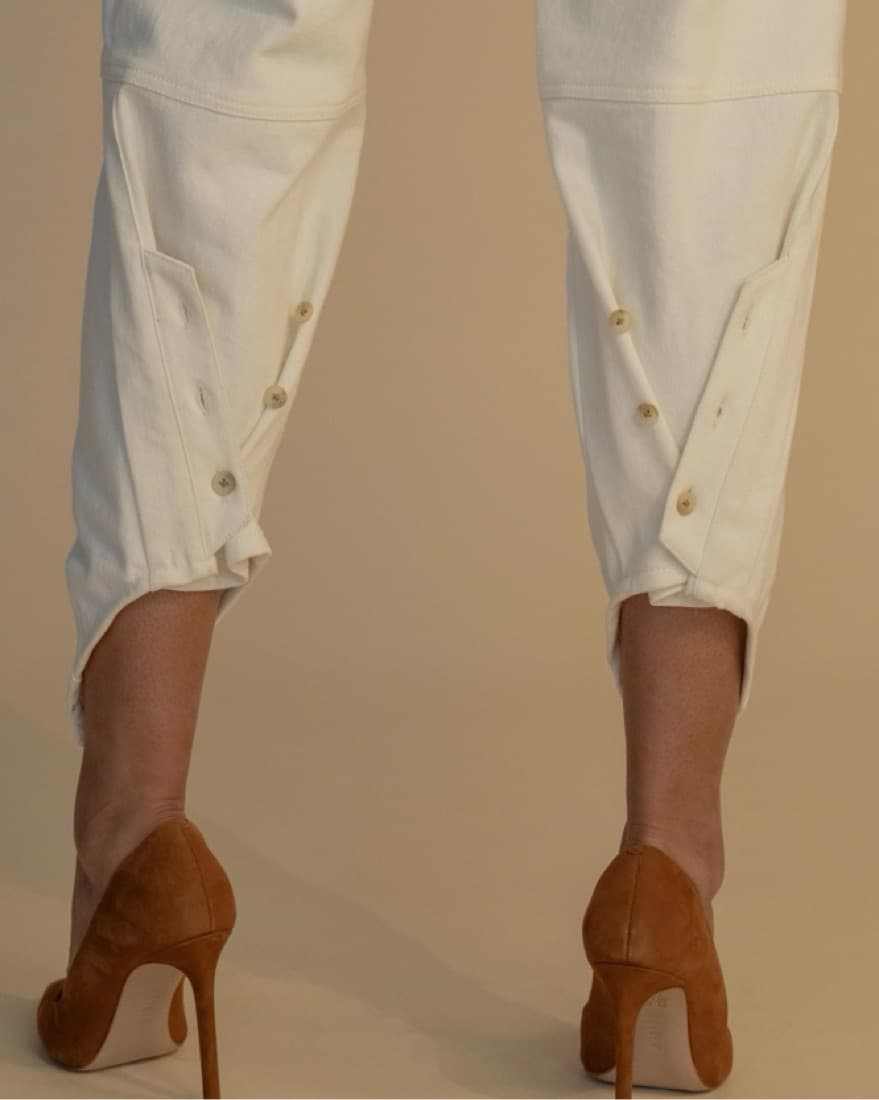 Roari Quinn Jean In Bone - Image 4