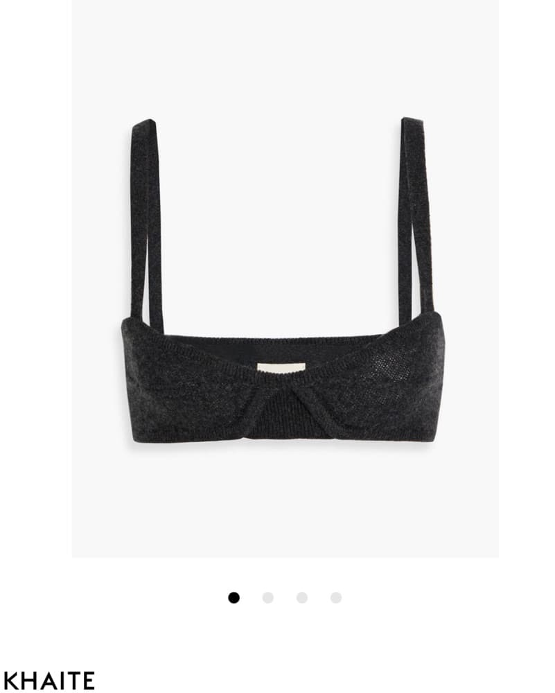 Khaite Cashmere Bra - Image 3