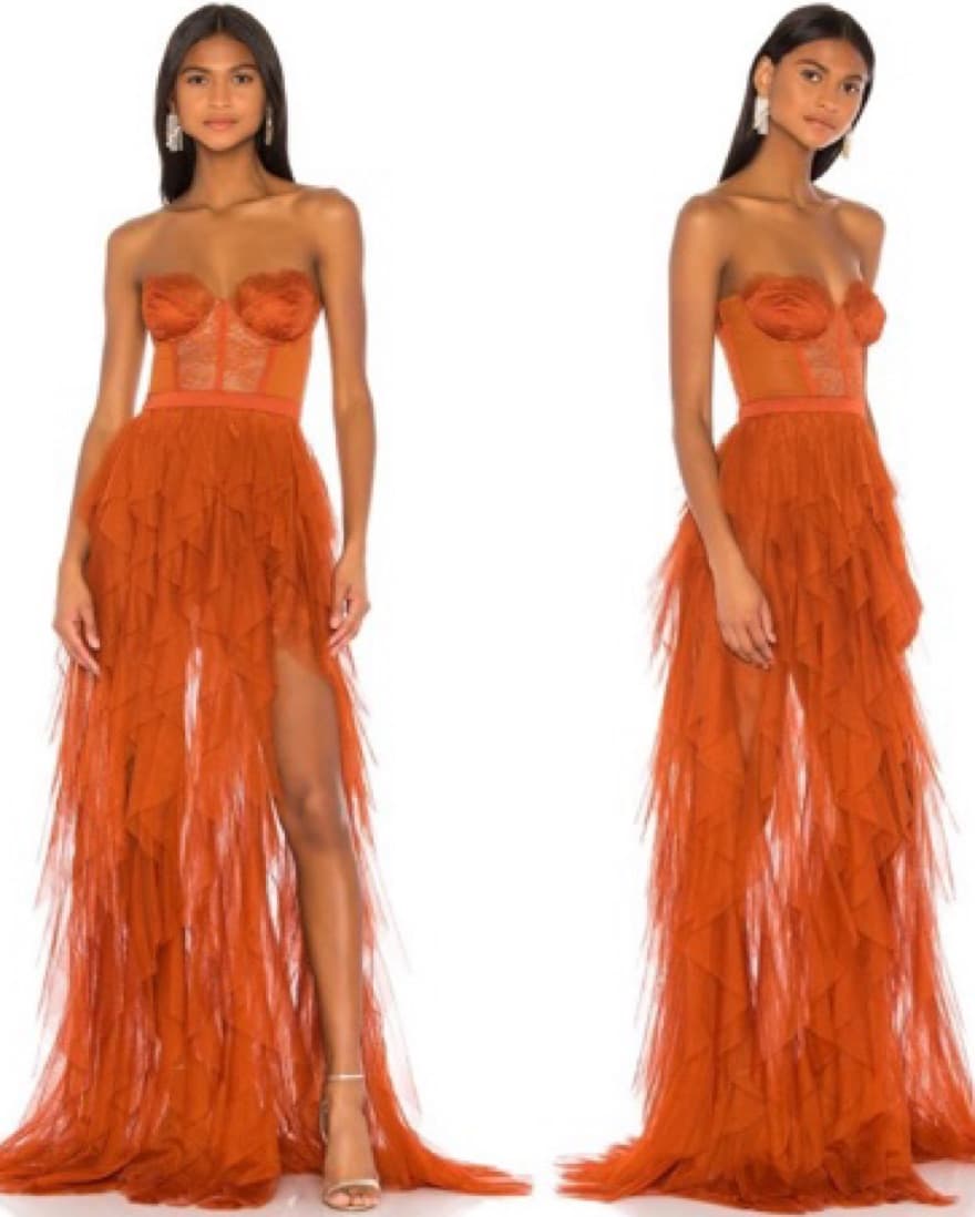 For Love & Lemons X Revolve Bustier Gown - Image 1