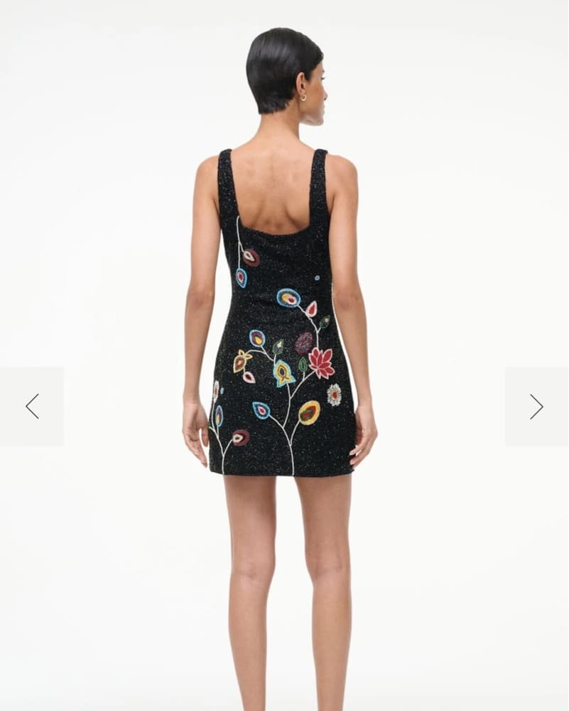 Staud Sequin Mini Dress  - Image 4