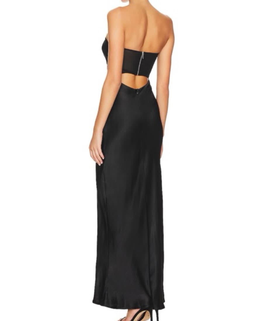 Bec + Bridge Black Strapless Dress - Image 3