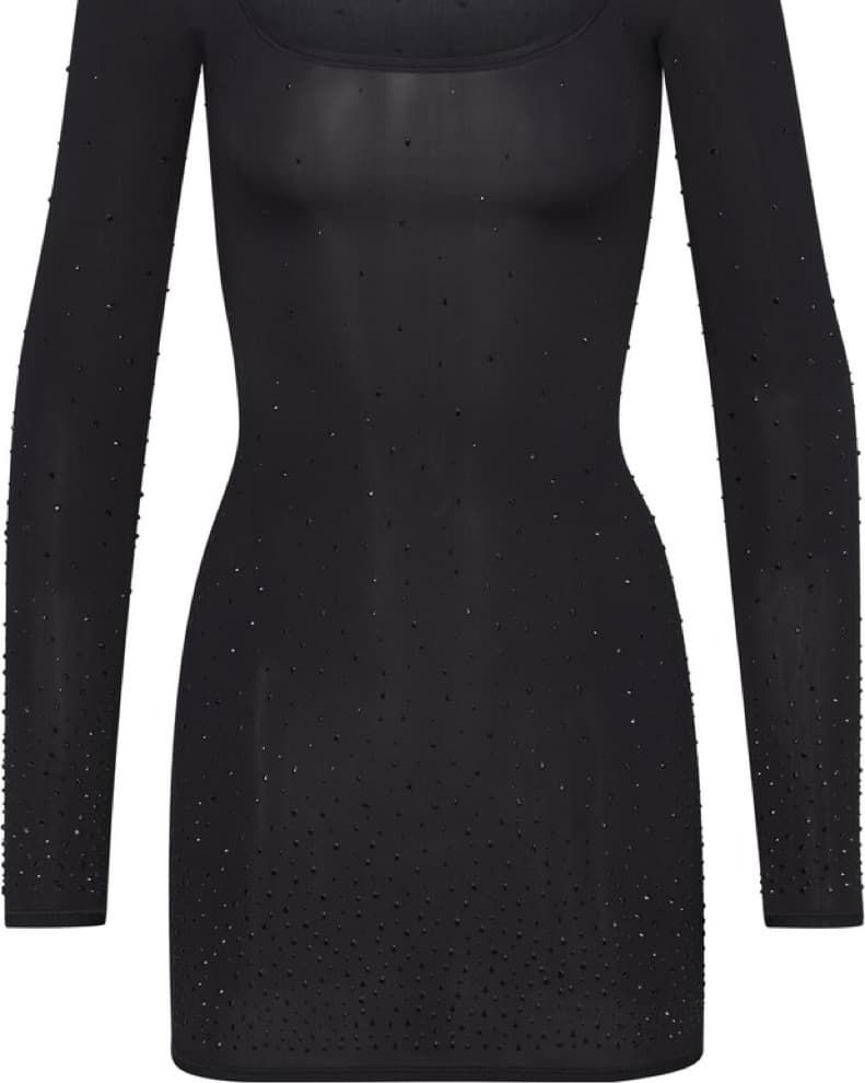 Skims Rhinestone Jelly Sheer Dress - Image 4