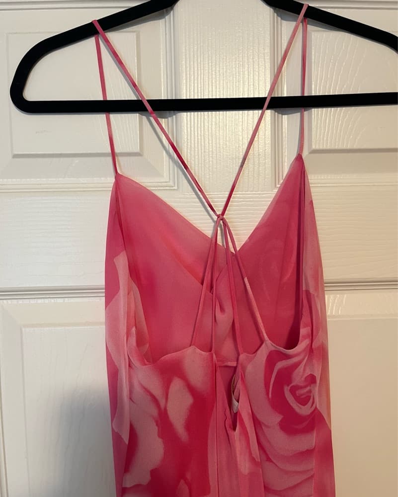 Mango Flower Print Maxi Dress - Image 4