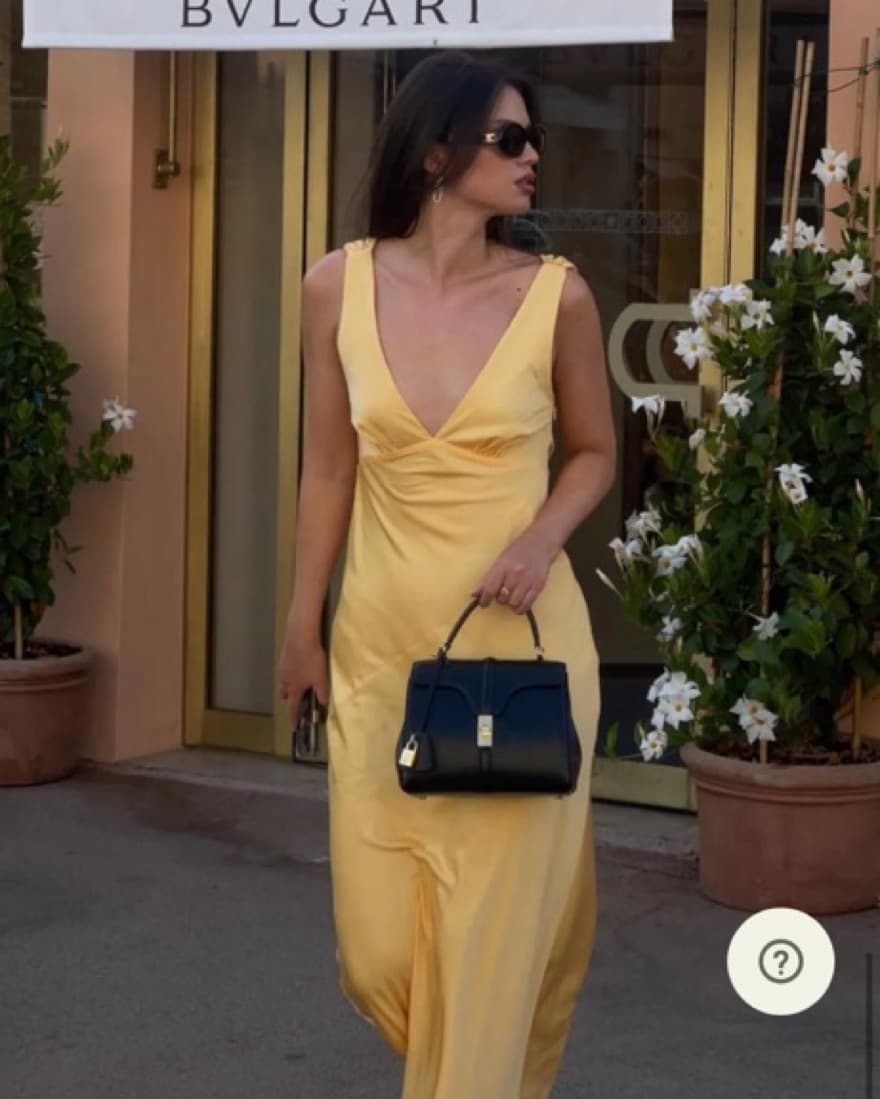 Meshki Satin Maxi Dress With Back Cowl - Image 4