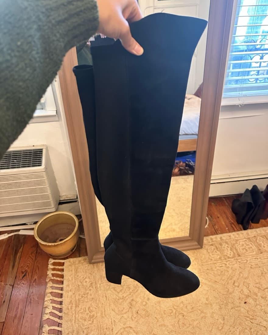 Stuart Weitzman Black Knee High Boots - Image 3