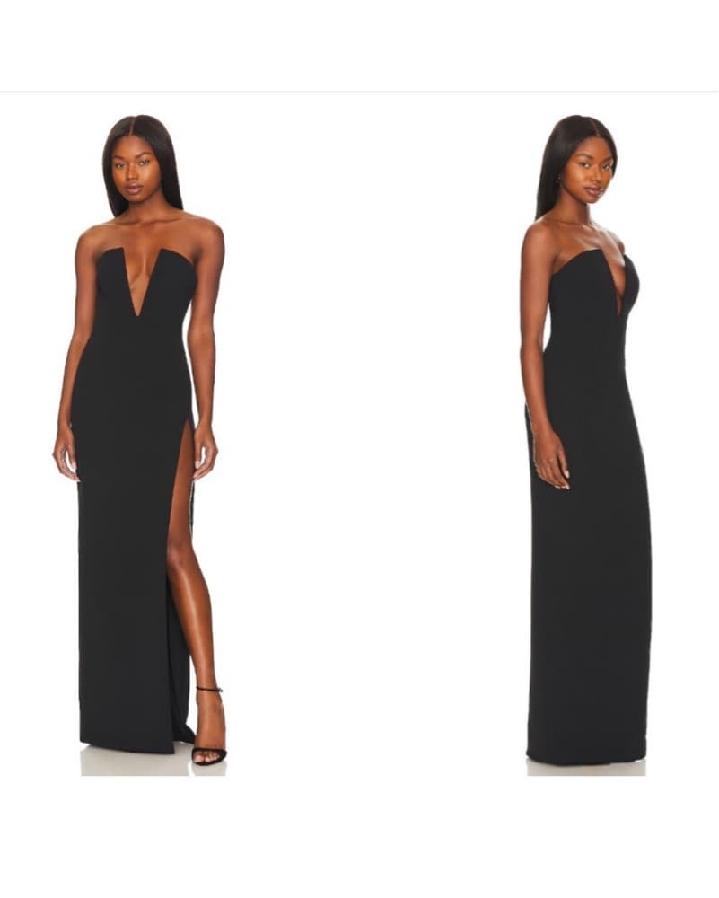 Katie May Gown with Thigh-High Slit - Image 2
