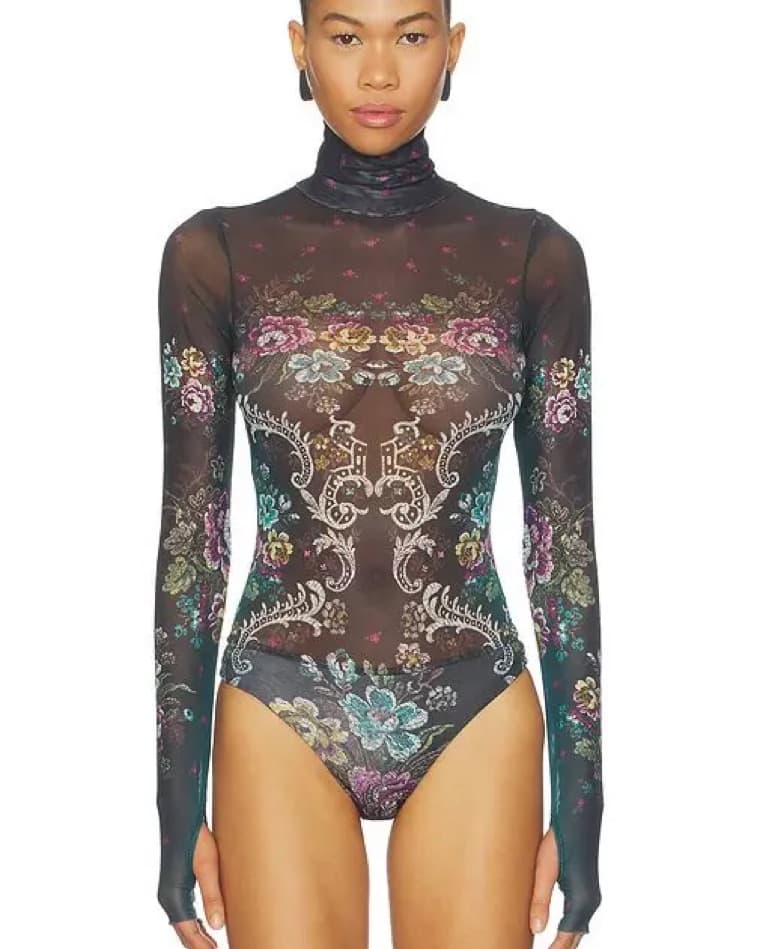 AFRM Sheer Bodysuit - Image 2