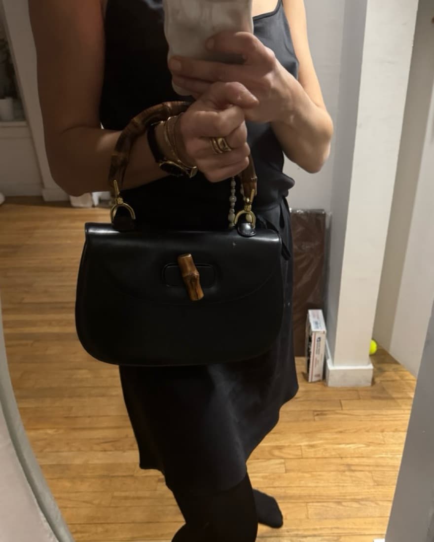 Gucci 1947 Bamboo Handle Handbag - Image 5
