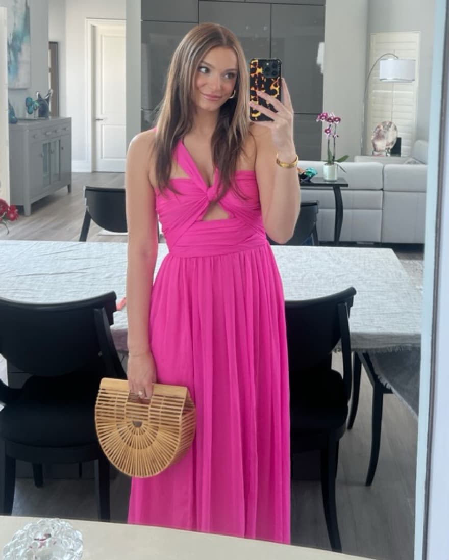 Adam Lippes Pink Dress - Image 1