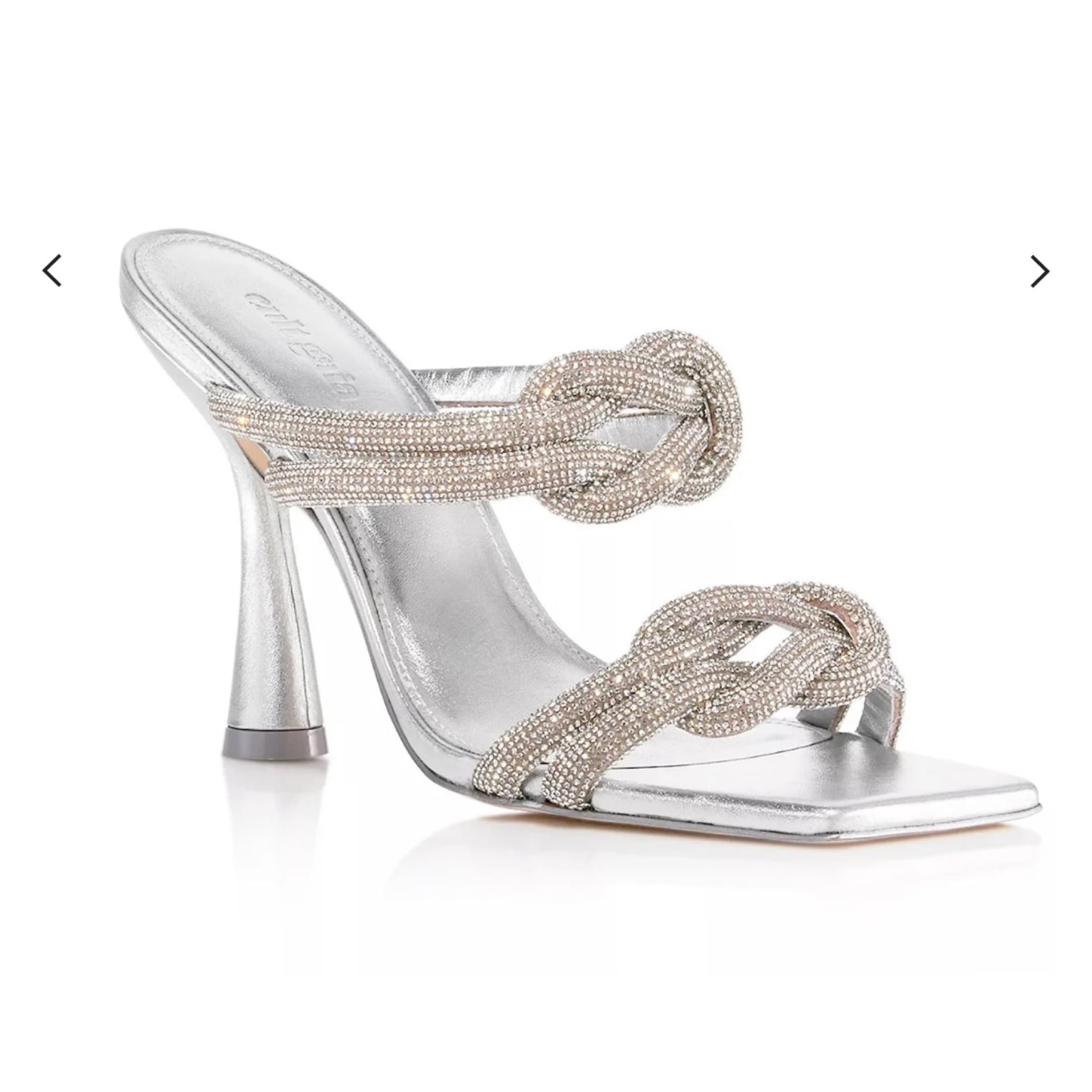 Cult Gaia Silver Heels - Image 1