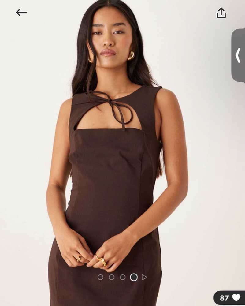 Brown Maxi Dress - Image 2