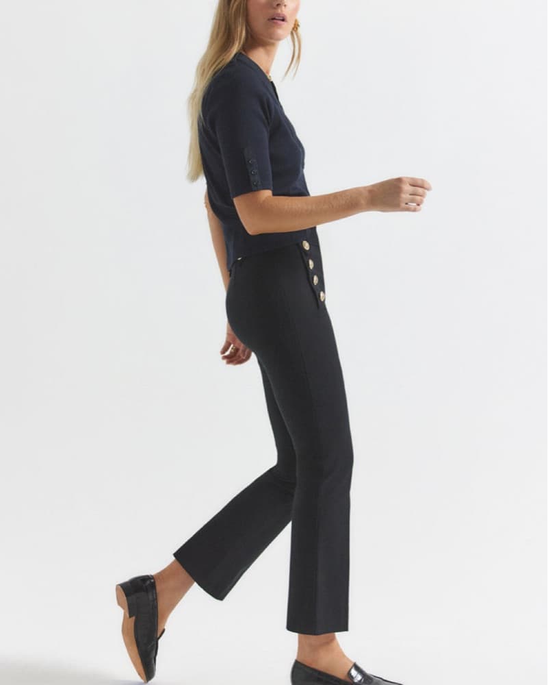 10 Crosby ROBERTSON CROP FLARE TROUSERS - Image 5