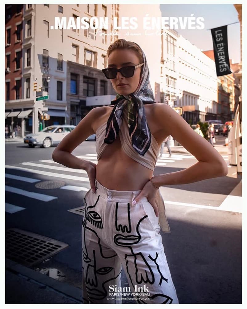 Embrodiered Graphic Pants - Image 2