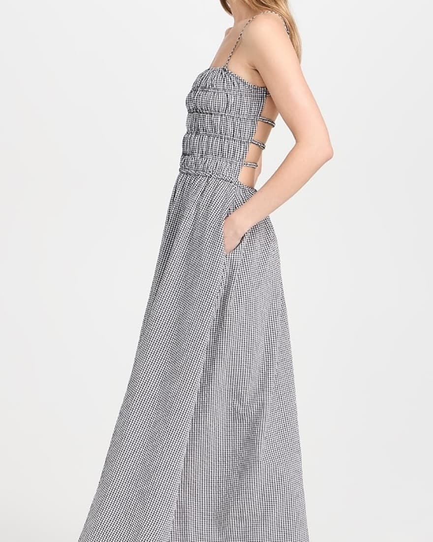 Solid And Striped Dress - Image 1