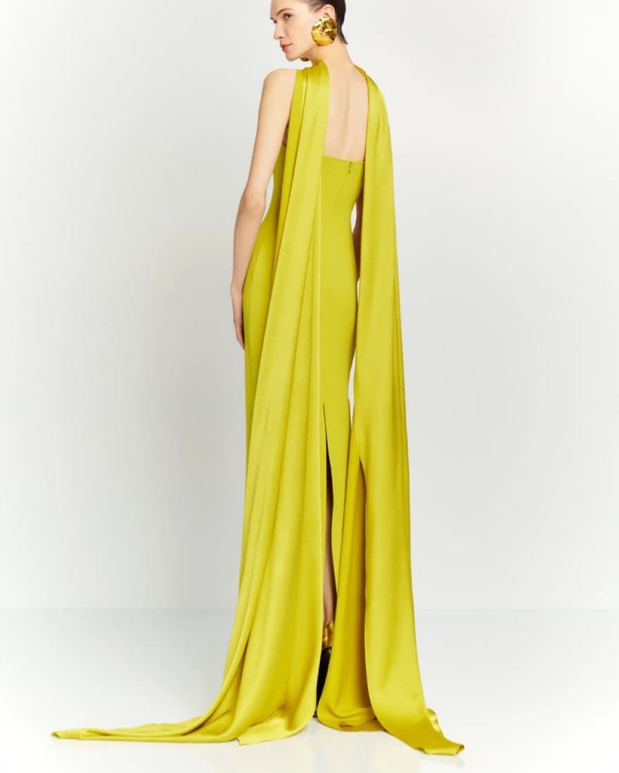 Solace London Chartreuse Gown   - Image 2