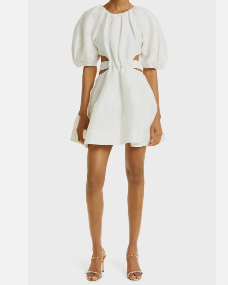 Aje Psychedelia Cutout Puff Sleeve - Image 1