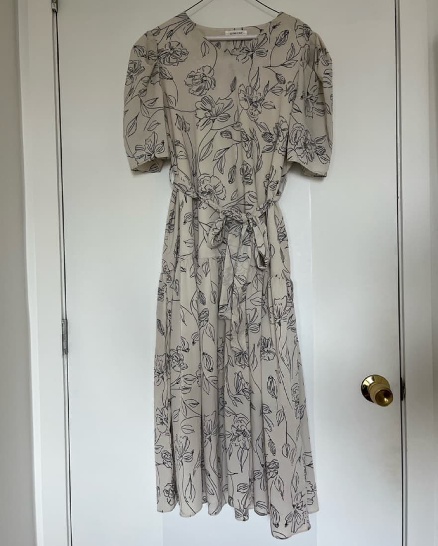 “One Size Fits All” Floral Contour Dress - Image 1