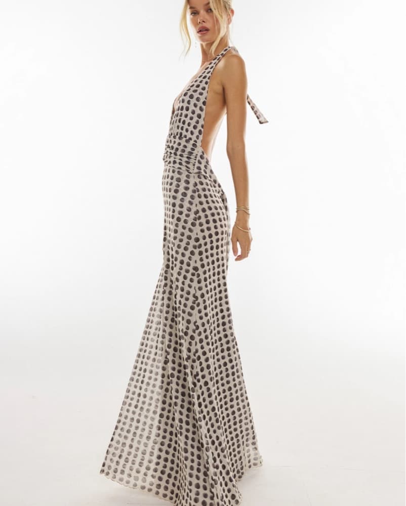 Eclipse Halter Maxi Dress - Image 2