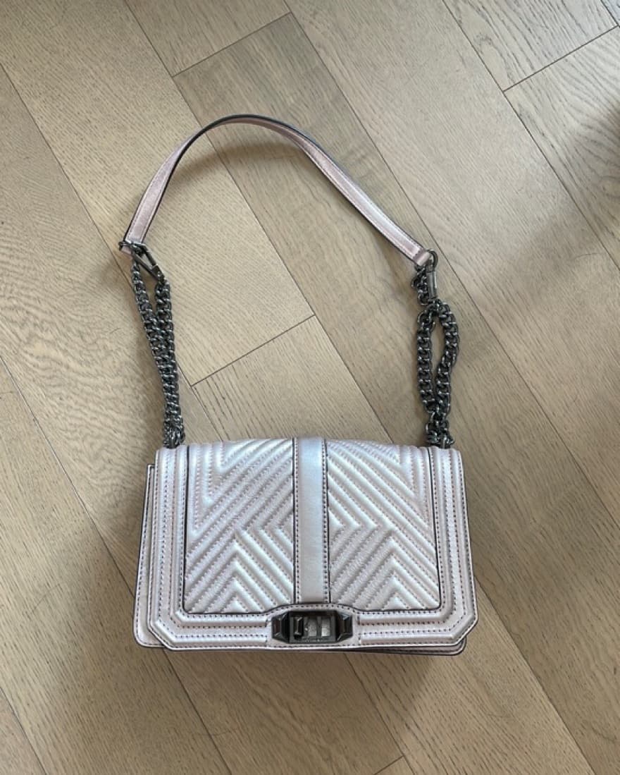 Rebecca Minkoff Metallic Pink Purse - Image 2