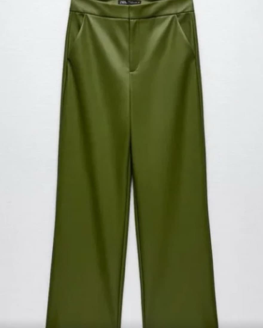 Zara Green Faux Leather set - Image 2