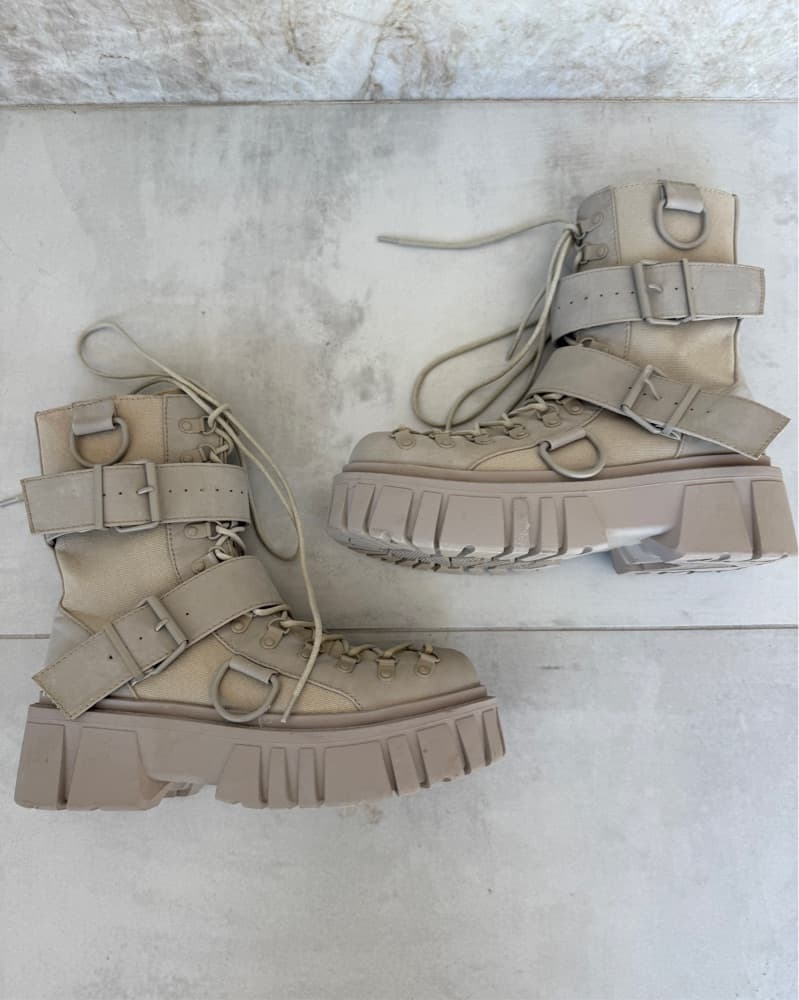 Rugged Platform Desert Hiking Boots - Image 1