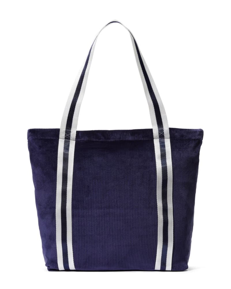 VS PINK Navy Blue Velvet Tote - Image 2