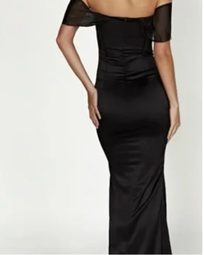 Meshki Everly Off Shoulder Organza Satin - Image 2