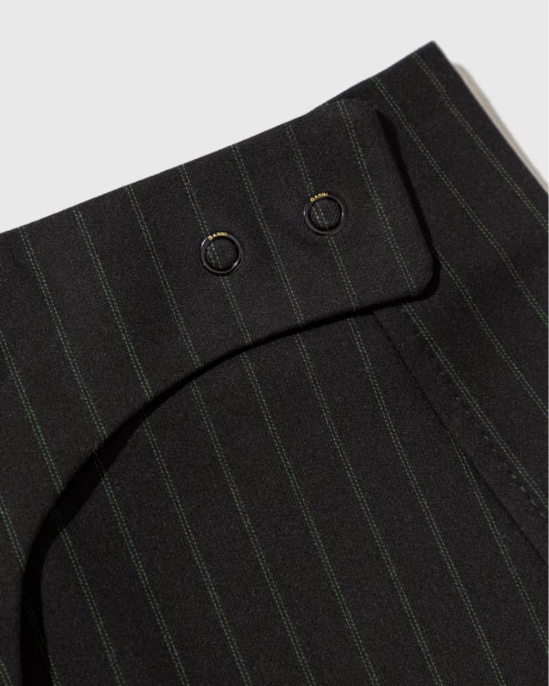 Ganni Pinstripe Miniskirt  - Image 3