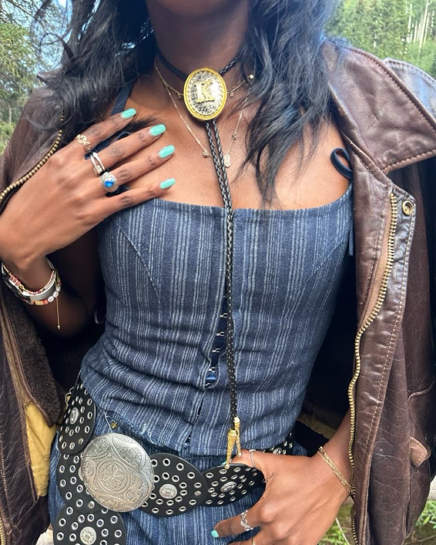 Lioness Pinstripe Denim Set - Image 5