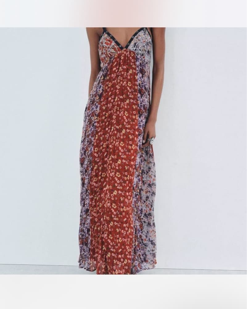 Zara Floral Maxi Dress - Image 2