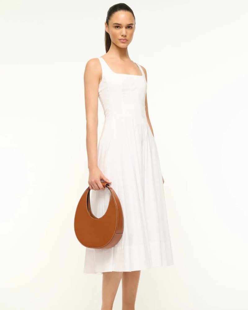 Staud Moon Bag In Saddle - Image 1