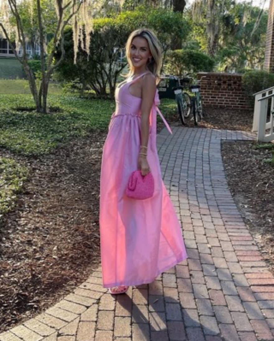 Louise NY Pink Dress - Image 3