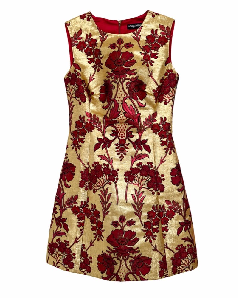 Dolce Gabbana Jaquard Mini Dress  - Image 1