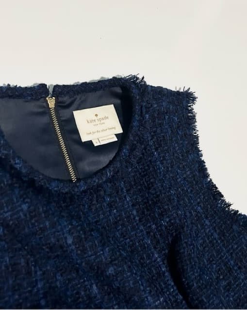Kate Spade Navy Tweed Princess Seam  - Image 3