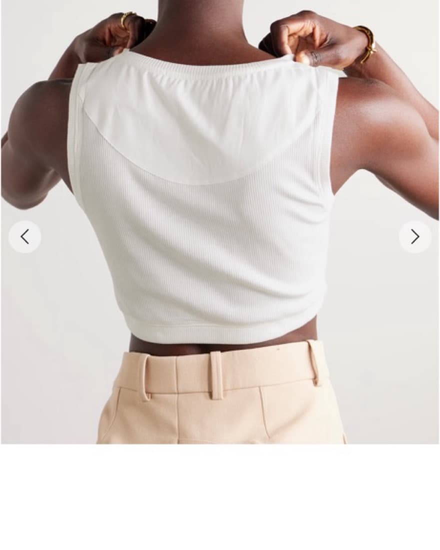LOEWE Anagram Cropped Tank  - Image 3