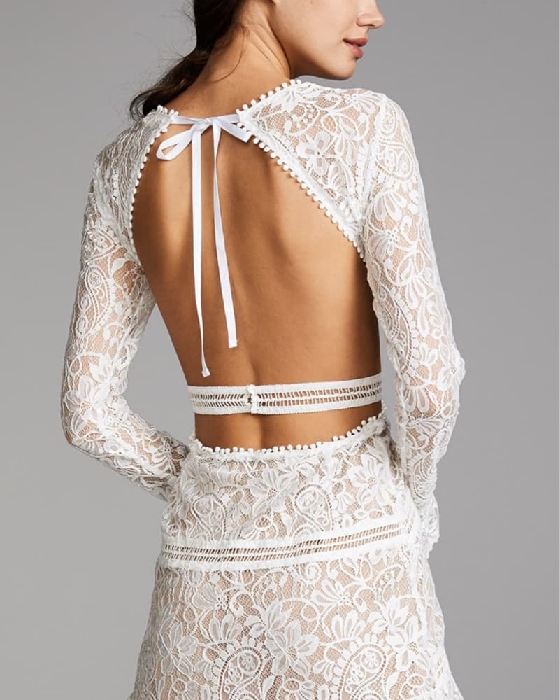 For Love And Lemons White Lace Dress - Image 2