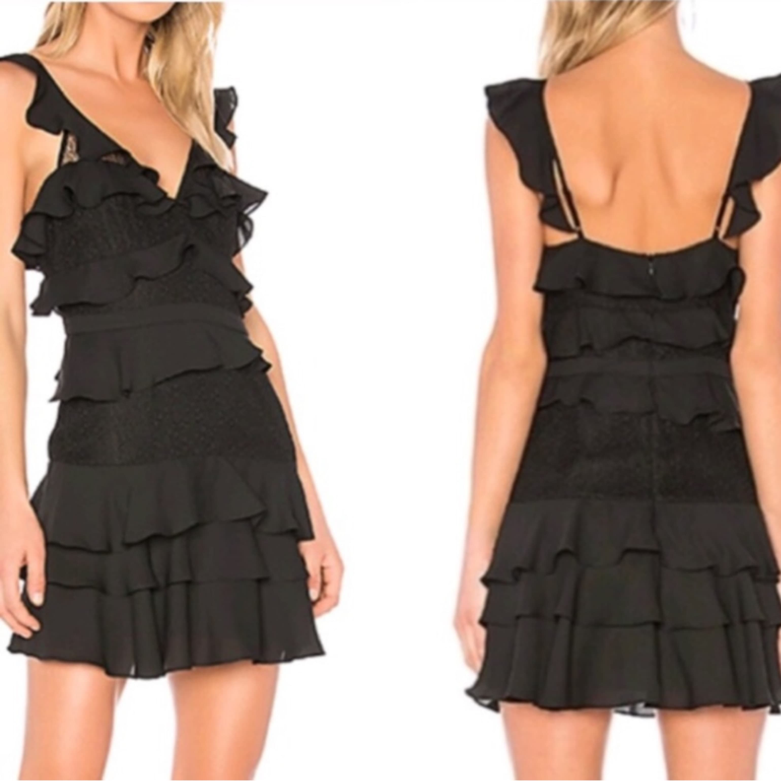 BARDOT Babylon tierd ruffle dress - Image 3