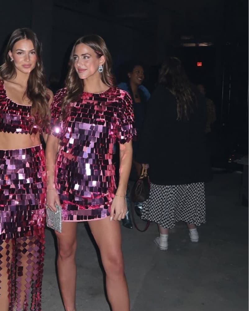 Simkhai Pink Sequin Dress - Image 2