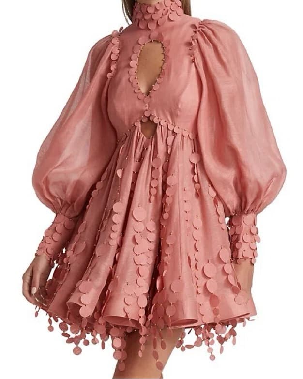Zimmermann Concert Disc Mini Dress  - Image 2