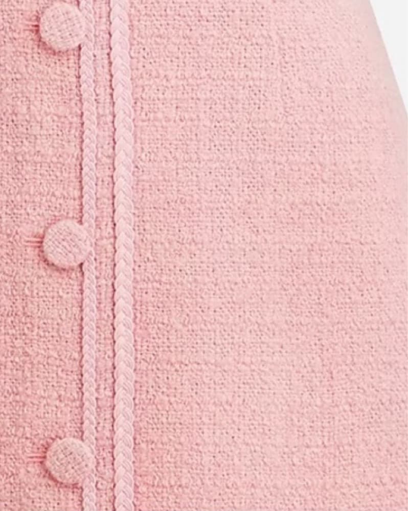 J Crew Sophia Dress in Pink Tweed - Image 2