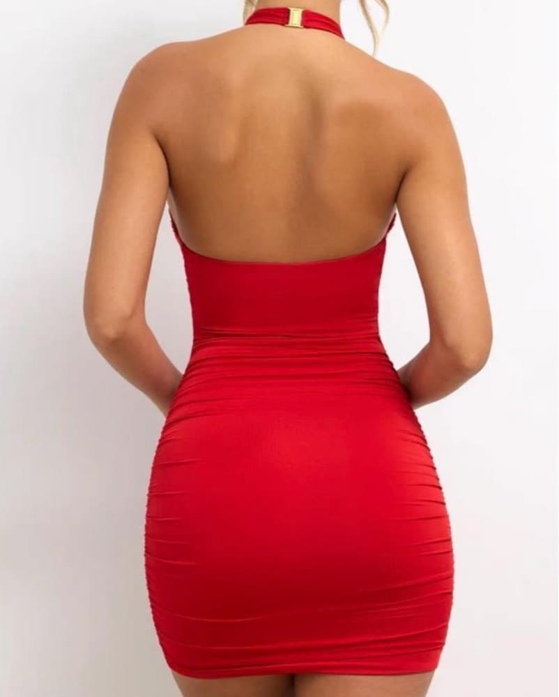 ❤️ Oh Polly “Sofija” Slinky Plunge Neck  - Image 2