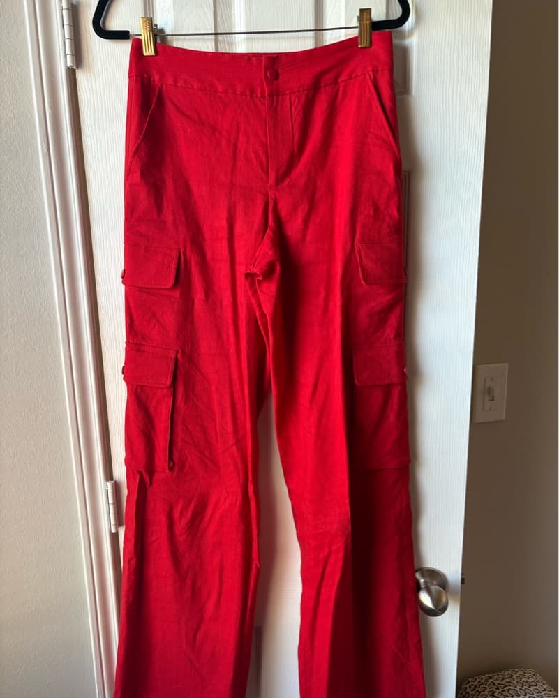 Alice And Olivia Red Pant - Image 2