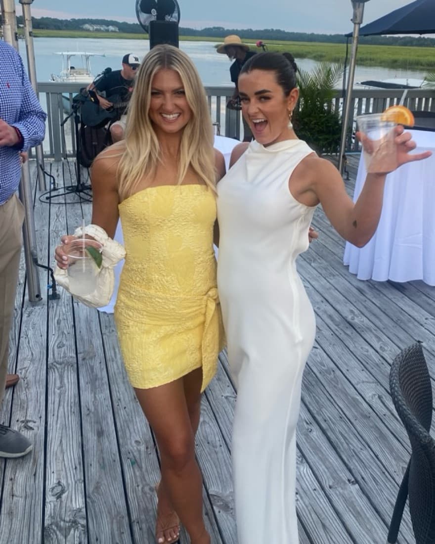 Camila Coehlo / Yellow Mini Dress - Image 2